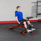 BODY-SOLID LEVERAGE FLAT INCLINE DECLINE BENCH