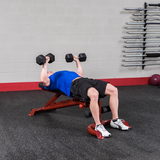 BODY-SOLID LEVERAGE FLAT INCLINE DECLINE BENCH