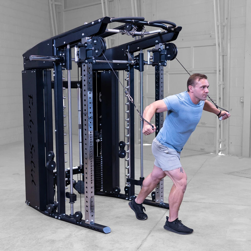 Body-Solid GSFR100 All-in-One Functional Trainer/Smith/Squat Rack