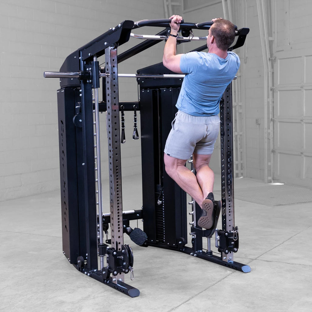 Body-Solid GSFR100 All-in-One Functional Trainer/Smith/Squat Rack