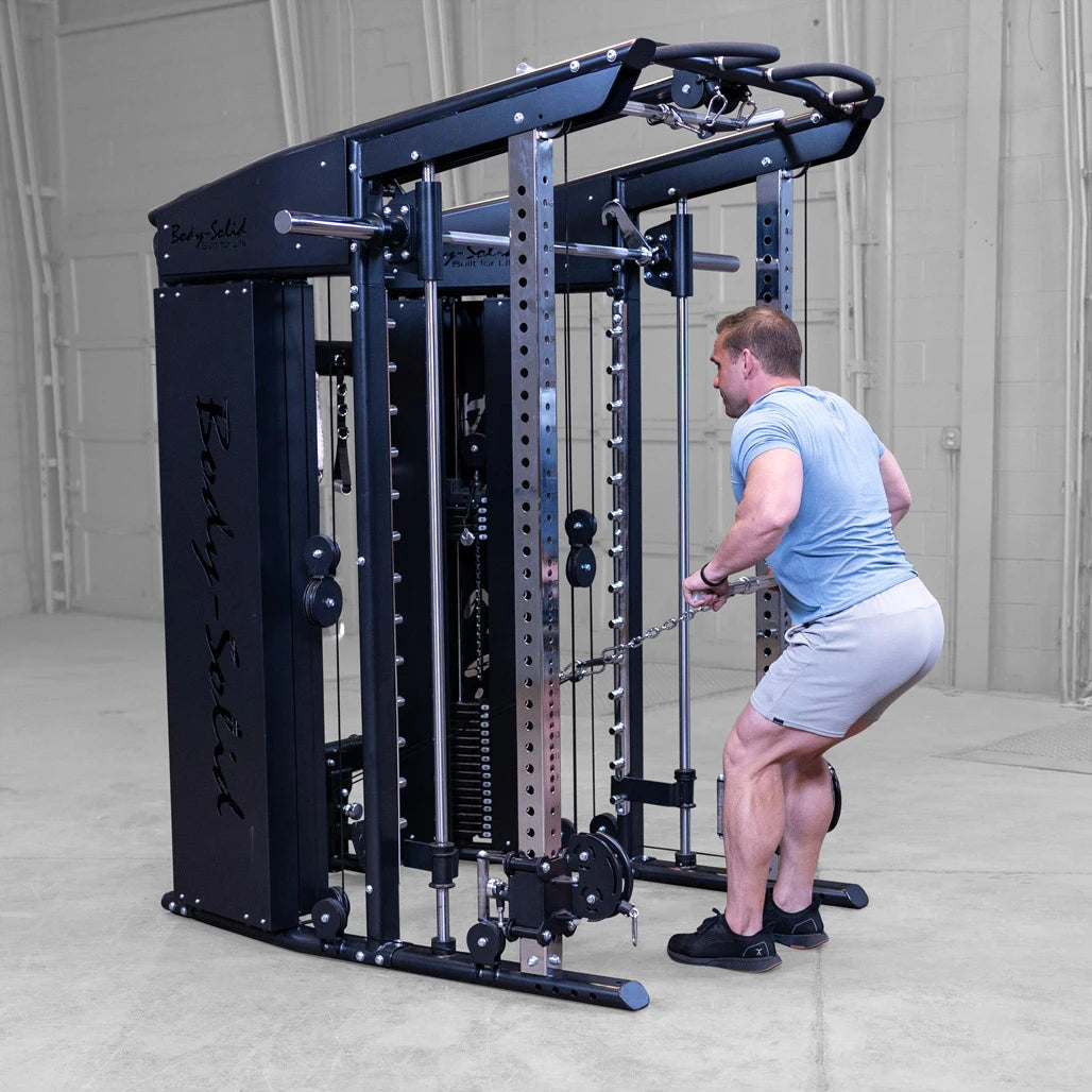 Body-Solid GSFR100 All-in-One Functional Trainer/Smith/Squat Rack