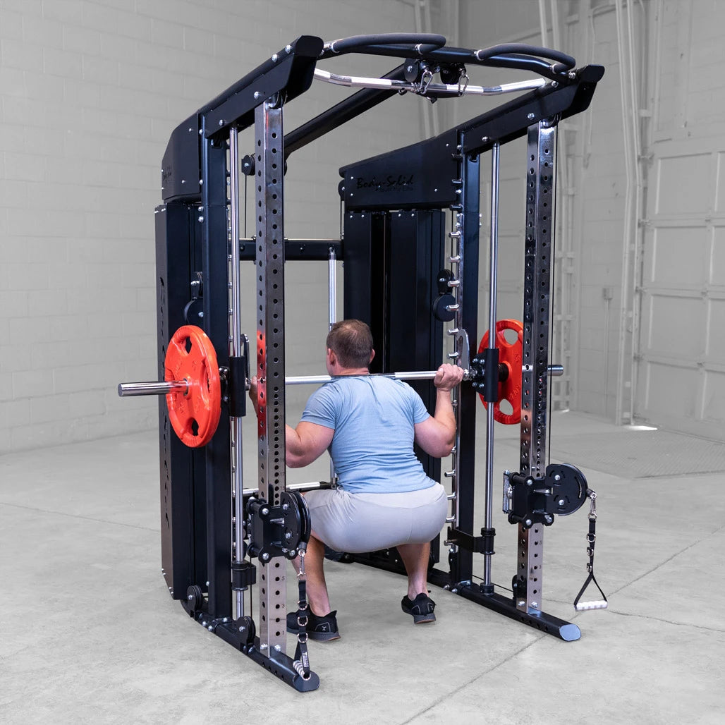 Body-Solid GSFR100 All-in-One Functional Trainer/Smith/Squat Rack