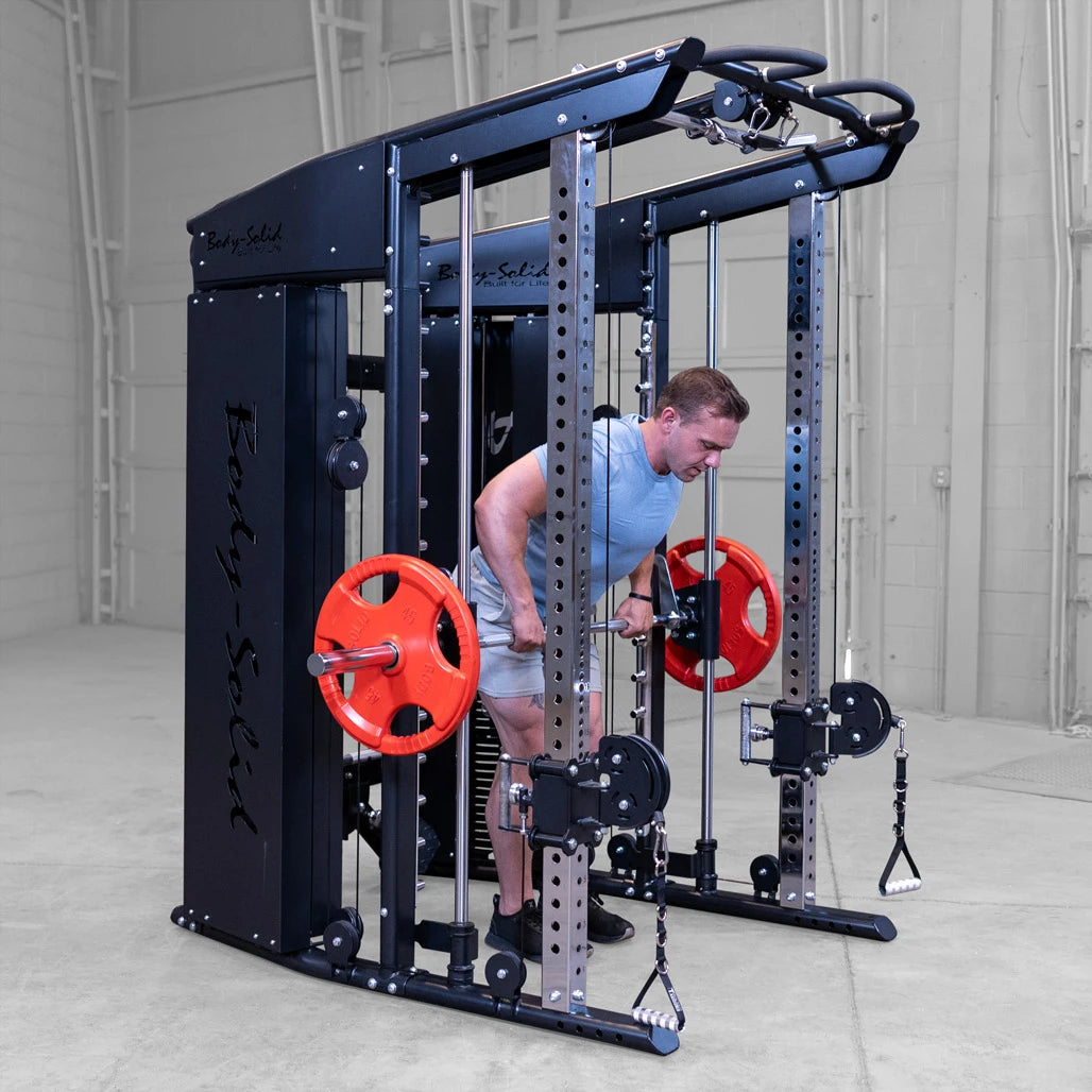 Body-Solid GSFR100 All-in-One Functional Trainer/Smith/Squat Rack