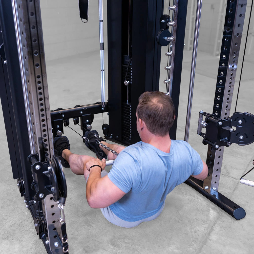 Body-Solid GSFR100 All-in-One Functional Trainer/Smith/Squat Rack