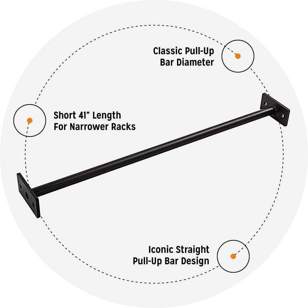 Bells of Steel 41″ Straight Pull Up Bar – Hydra Series