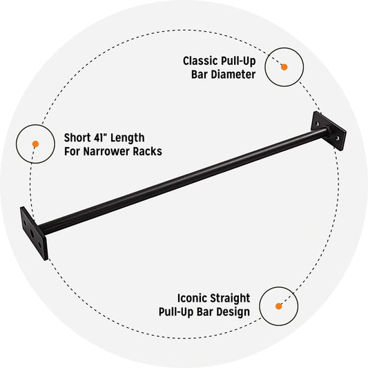 Bells of Steel 41″ Straight Pull Up Bar – Hydra Series