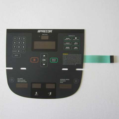 Precor P10 811 Treadmill Overlay Keypad - Precor Parts