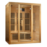 Maxxus Bellevue 3 Person Low EMF FAR Infrared Sauna [Free Shipping]