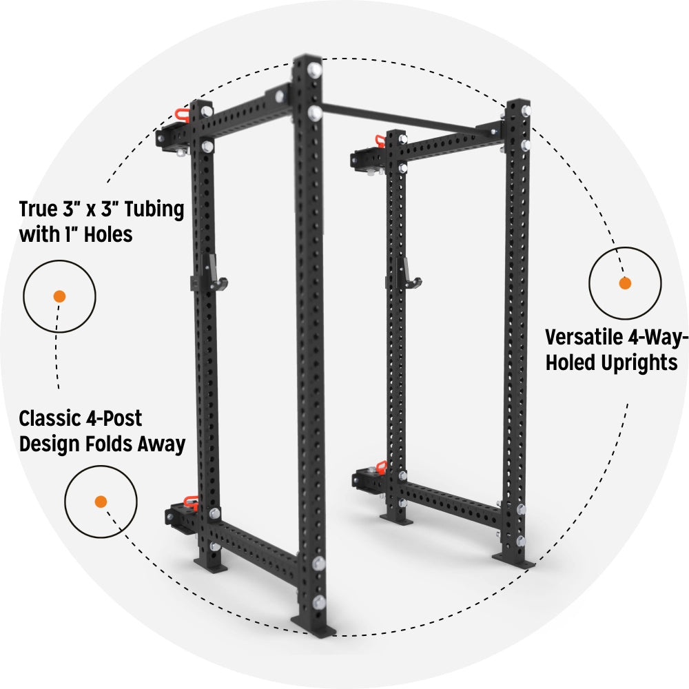 Bells of Steel Manticore 3 X 3 Inch Folding Power Rack