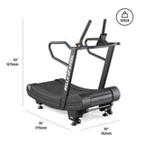 Blitz Magnetic Resistance Manual Treadmill (Ships By May 31st)