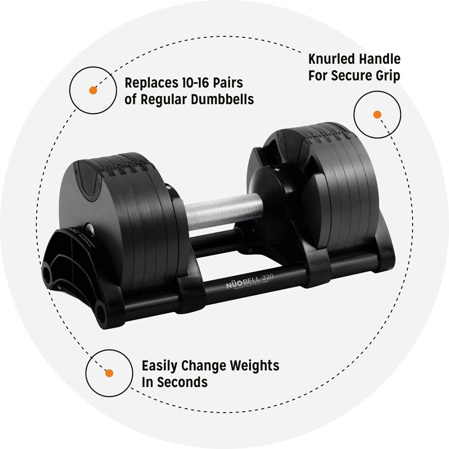 NÜOBELL 550 可調式啞鈴 5-50 磅一對