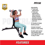 Body Solid Powerline Flat Incline Bench