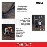 Body Solid Powerline Flat Incline Bench