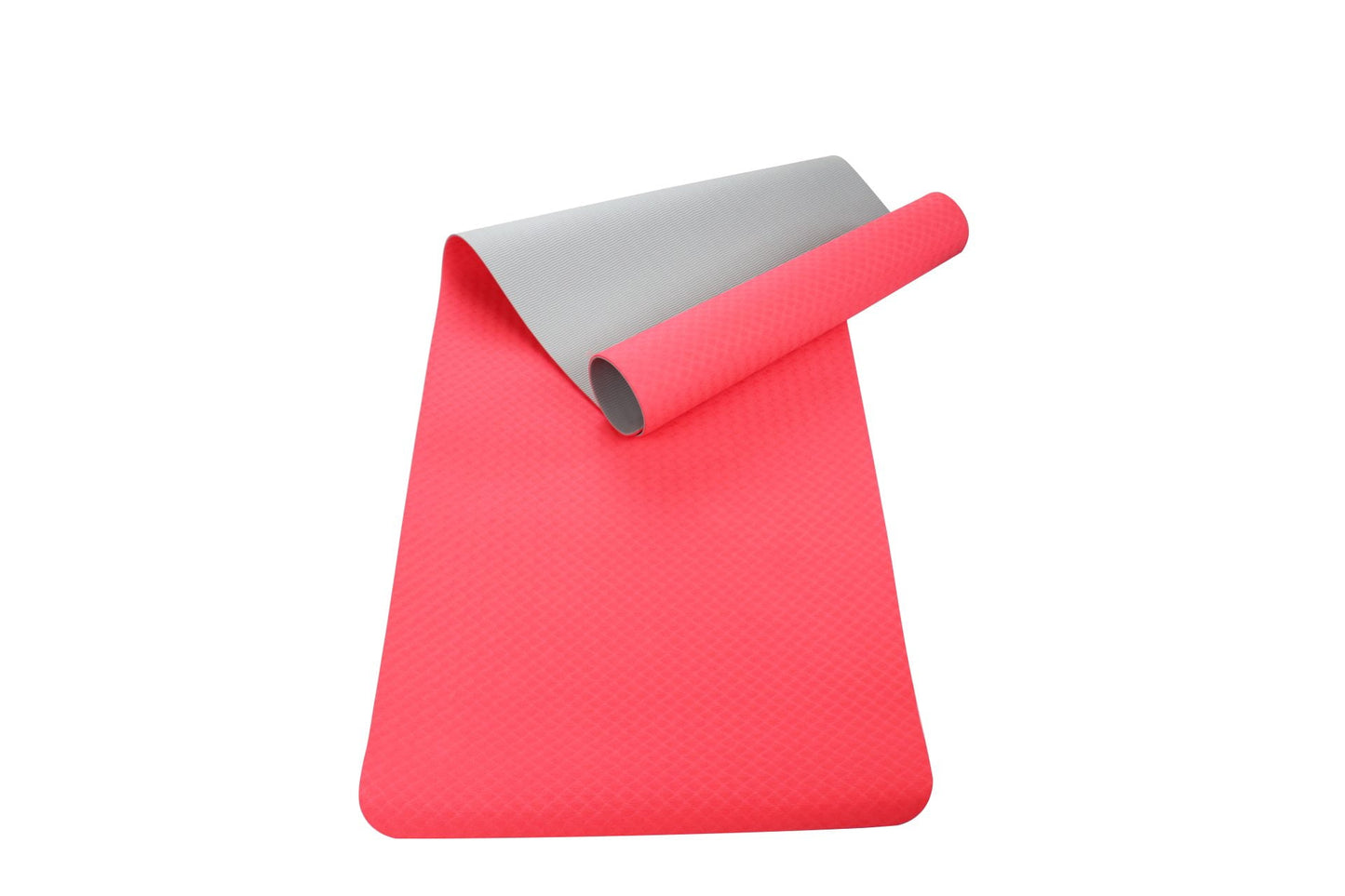 York Premium Yoga Mat – Red/Grey