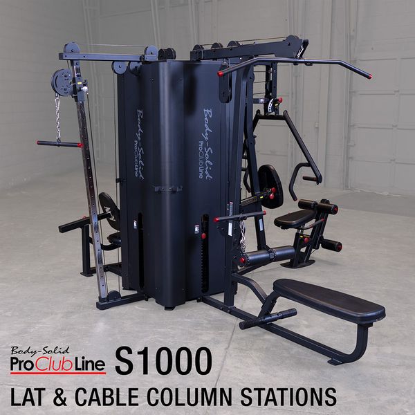 BODY-SOLID PRO CLUBLINE S1000 FOUR-STACK GYM