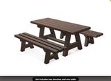 Outdoor Bench & Table Set Grade 3+