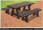 Outdoor Bench & Table Set Prek-2