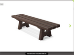 Outdoor Bench & Table Set Grade 3+