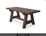 Outdoor Bench & Table Set Grade 3+