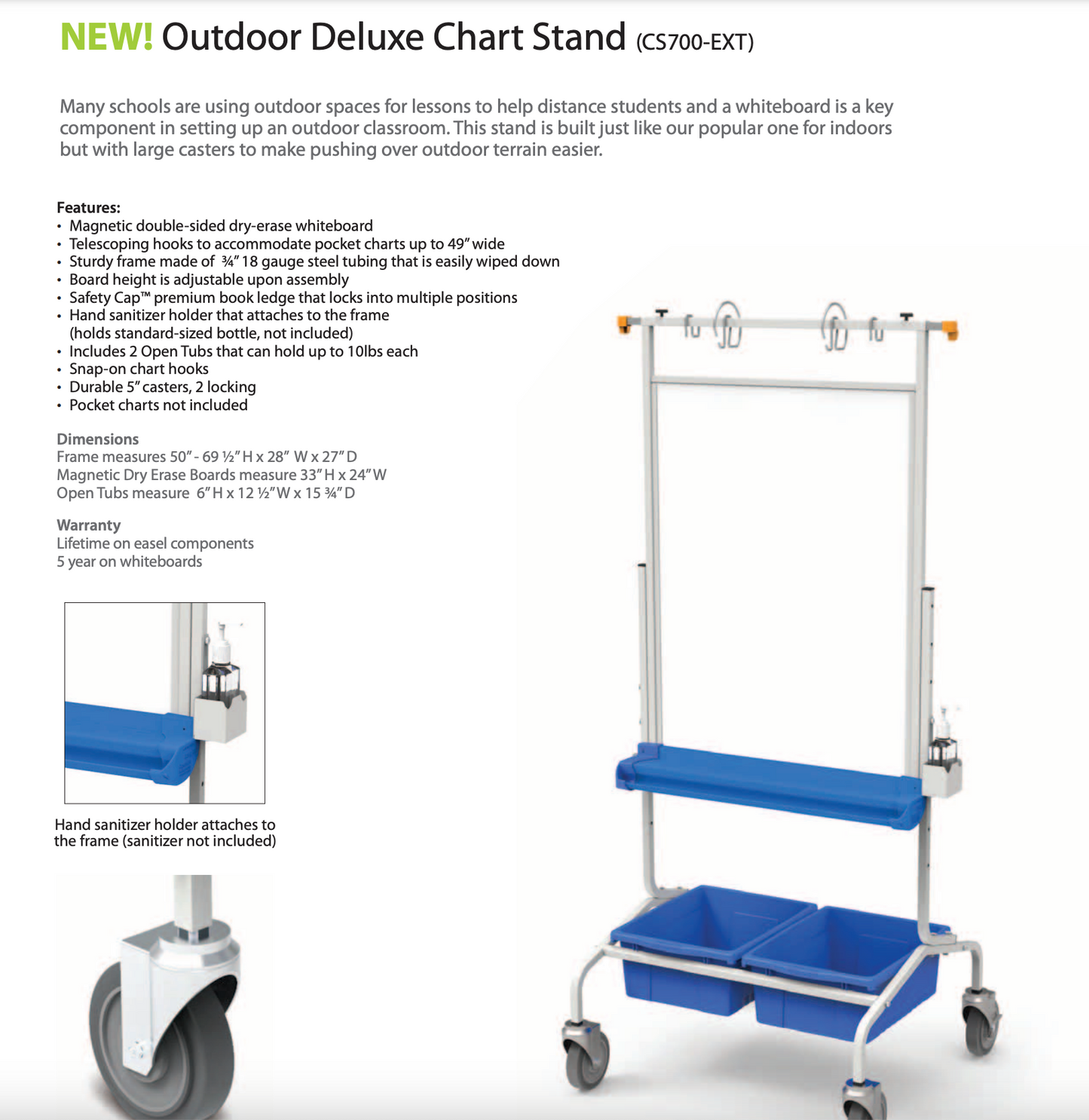 Copernicus Outdoor Deluxe Chart Stand