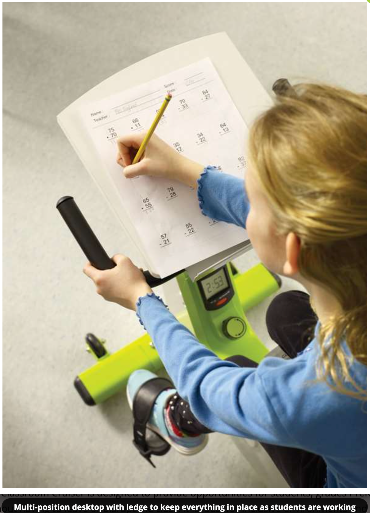 Copernicus Self-Regulation Classroom Cruiser Kids Spin Bike - Grades PreK-2 [Free Shipping]