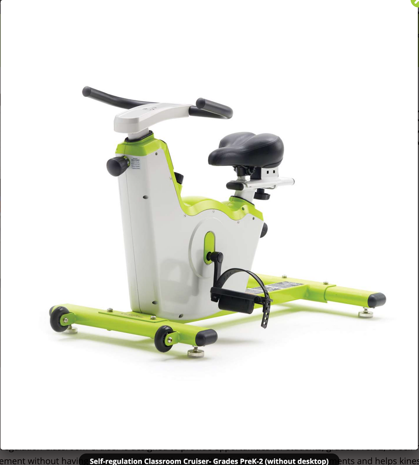 Copernicus Self-Regulation Classroom Cruiser Kids Spin Bike - Grades PreK-2 [Free Shipping]