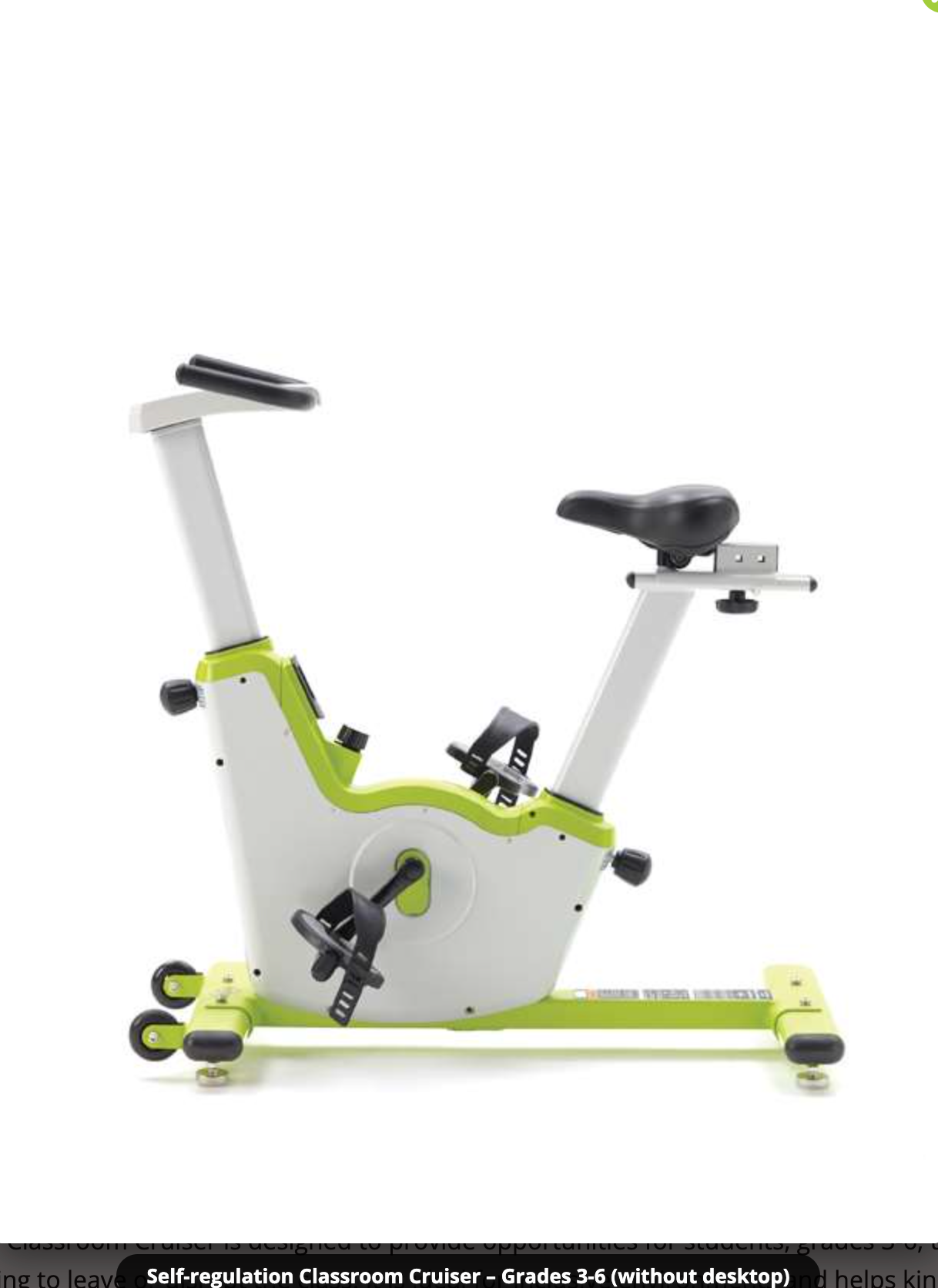 Copernicus Self-Regulation Classroom Cruiser Kids Spin Bike - Grades 3-6 [Free Shipping]