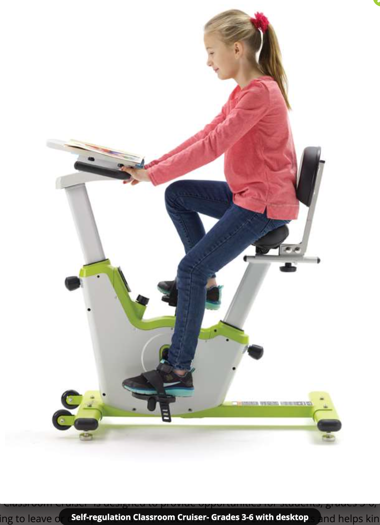 Copernicus Self-Regulation Classroom Cruiser Kids Spin Bike - Grades 3-6 [Free Shipping]