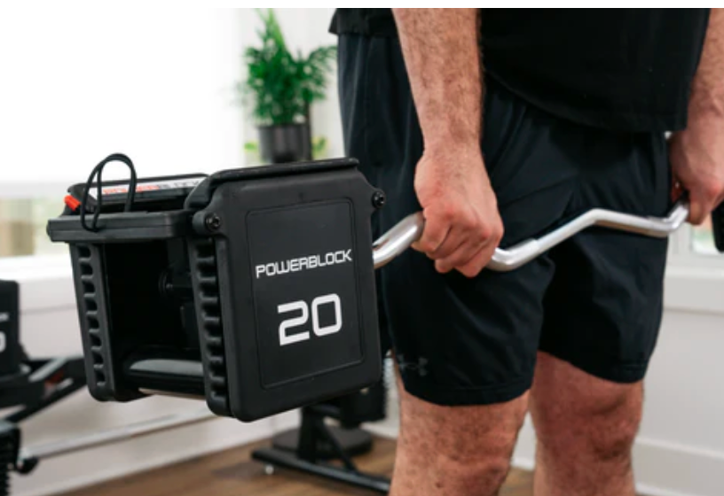 PowerBlock Pro 100 EXP EZ Curl Barbell