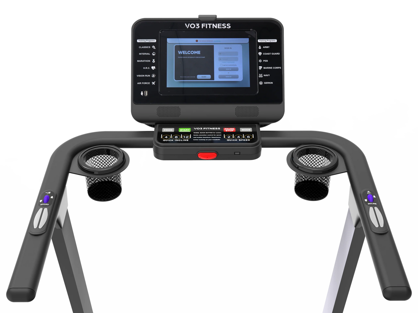 VO3 Fitness - T30e Folding Treadmill - 306 Fitness Repair & Sales