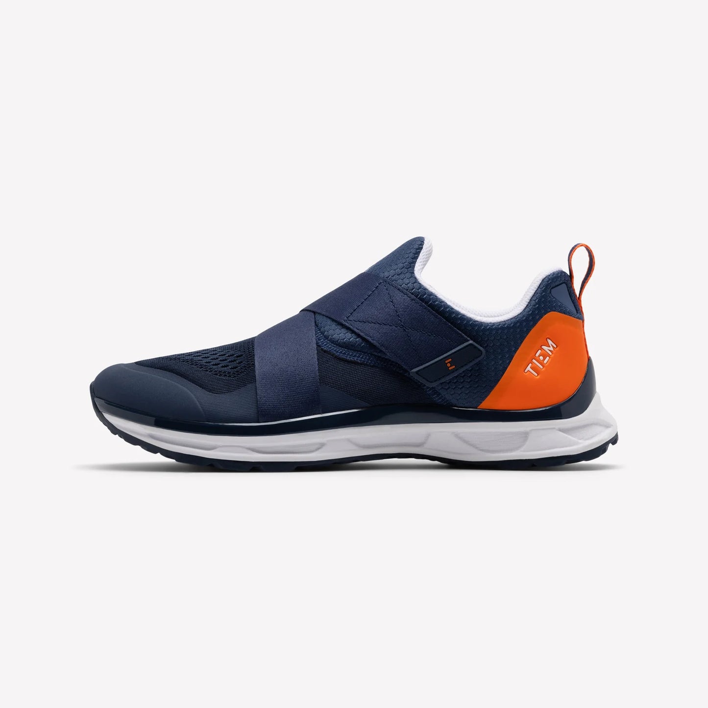 TIEM Men's Slipstream Cycling Shoe - Navy / Orange [Free Shipping]