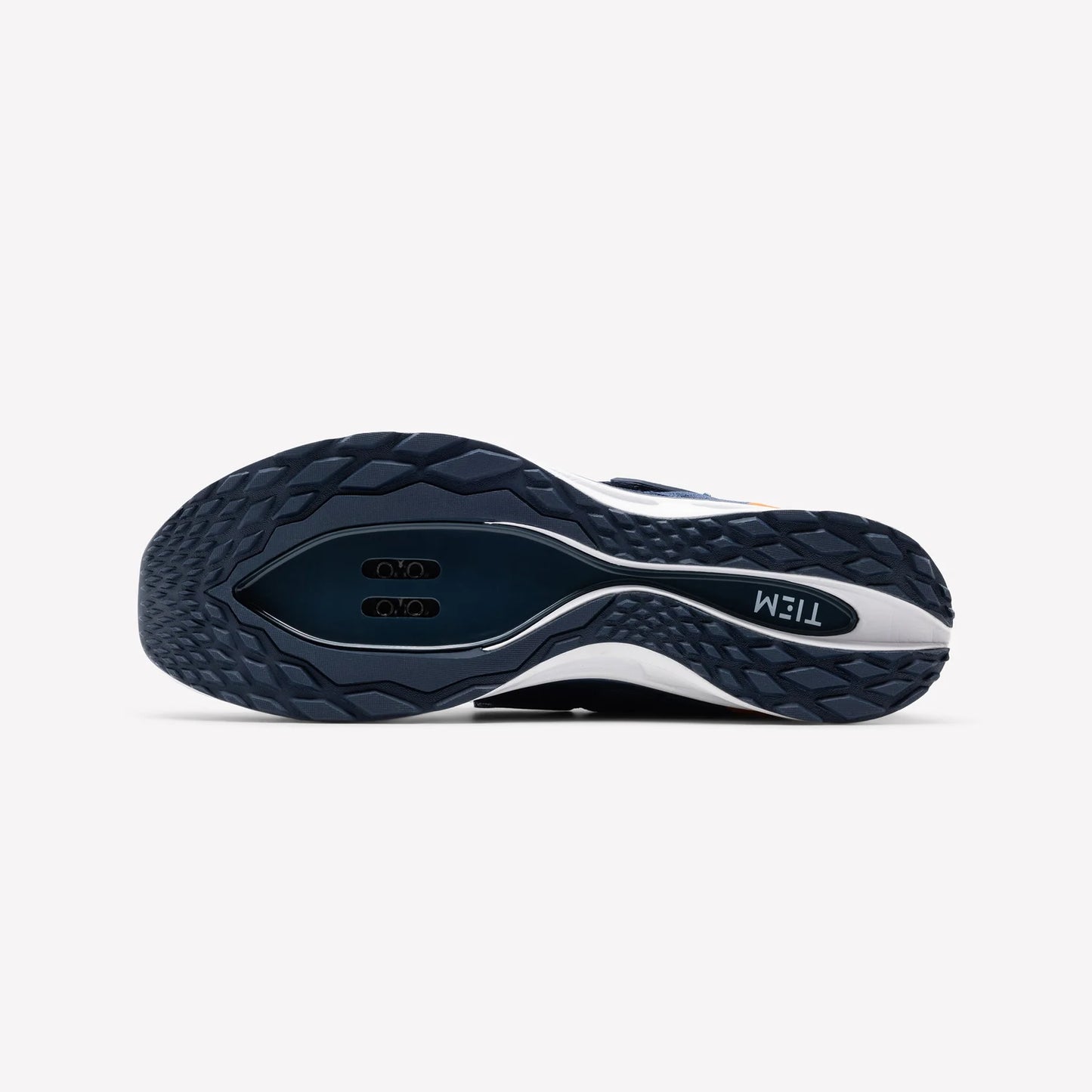 TIEM Men's Slipstream Cycling Shoe - Navy / Orange [Free Shipping]