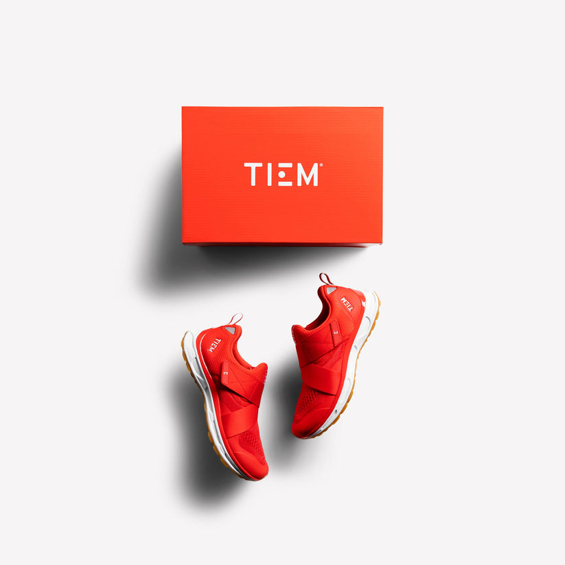 TIEM Slipstream - Chaussure de cyclisme Solar Red Spin 