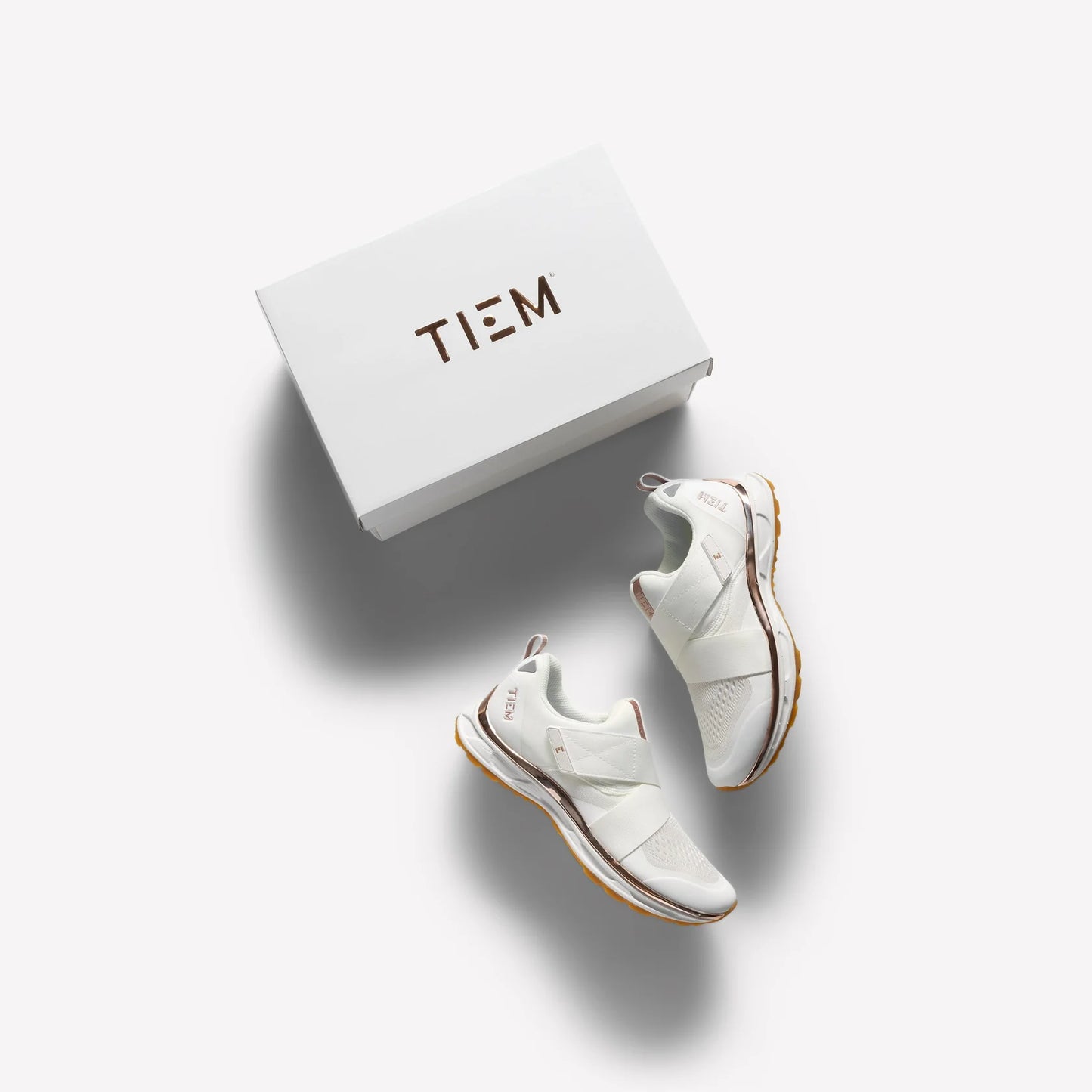 TIEM Slipstream - White & Rose Gold [Free Shipping]