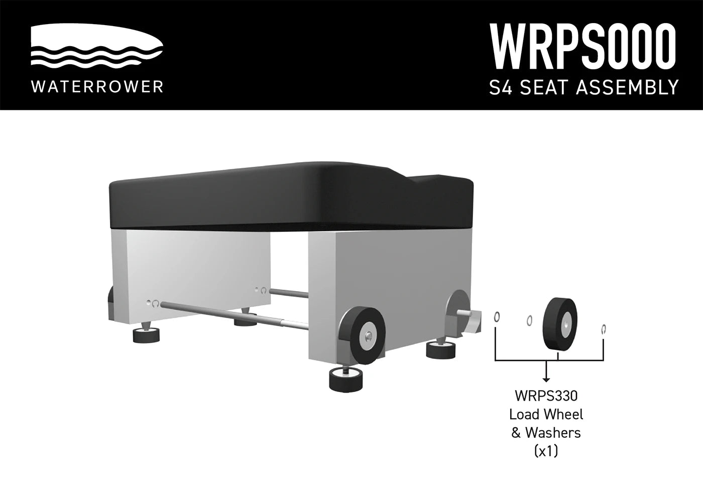 Ensemble de roue de charge WaterRower (X1)