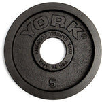 YORK® 2″ Legacy Cast Iron Precision Milled Olympic Plates (Pairs)