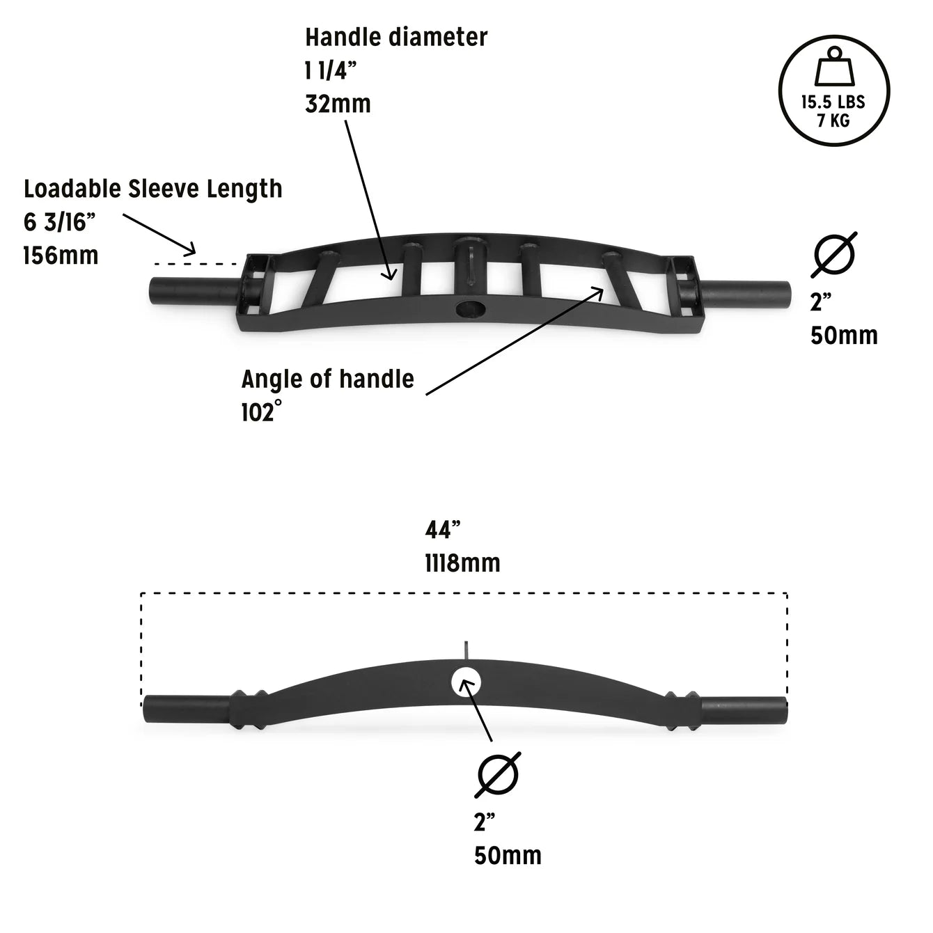 Arch Nemesis Tricep Bar - 306 Fitness Repair & Sales