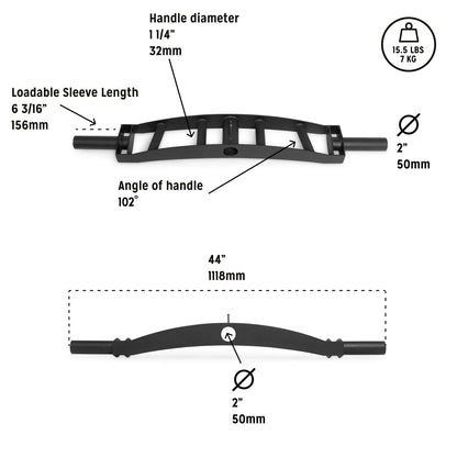 Arch Nemesis Tricep Bar - 306 Fitness Repair & Sales