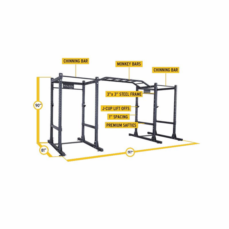 Body-Solid SPR1000DB 商用雙電源架