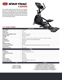 Star Trac 4CT Cross Trainer Elliptical