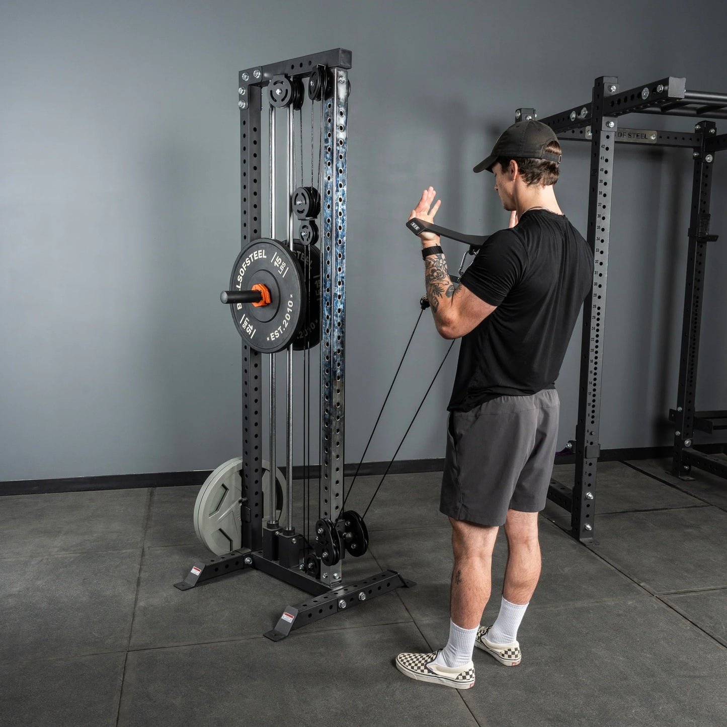 Bells of Steel Flat-Iron Tricep Press Cable Attachment - 306 Fitness Repair & Sales