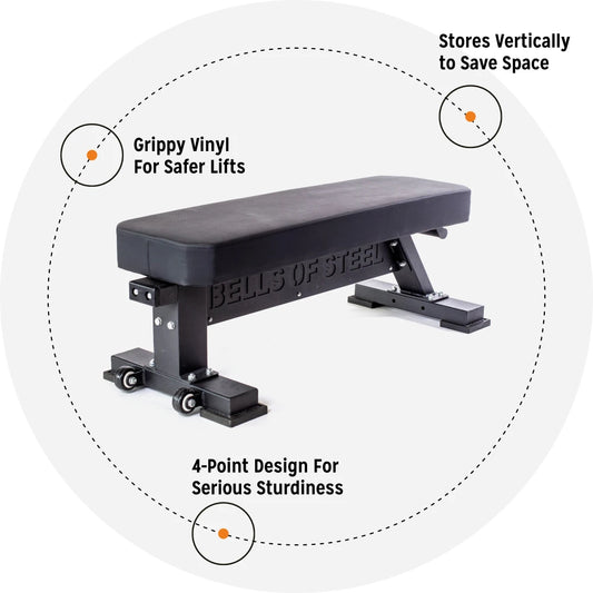 Bells of Steel - Hero Heavy-Duty Weight Bench