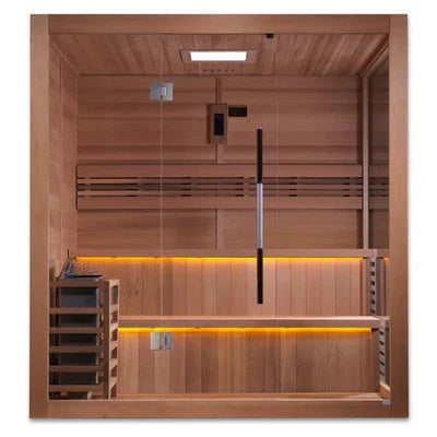 PRO 6 MELANIE 3 PER NEAR ZERO EMF FAR INFRARED SAUNA [Free Shipping]