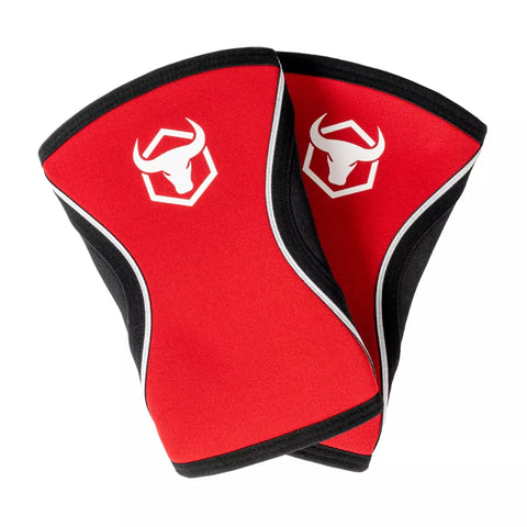 Iron Bull PERFORMANCE 5MM KNEE SLEEVES - Red