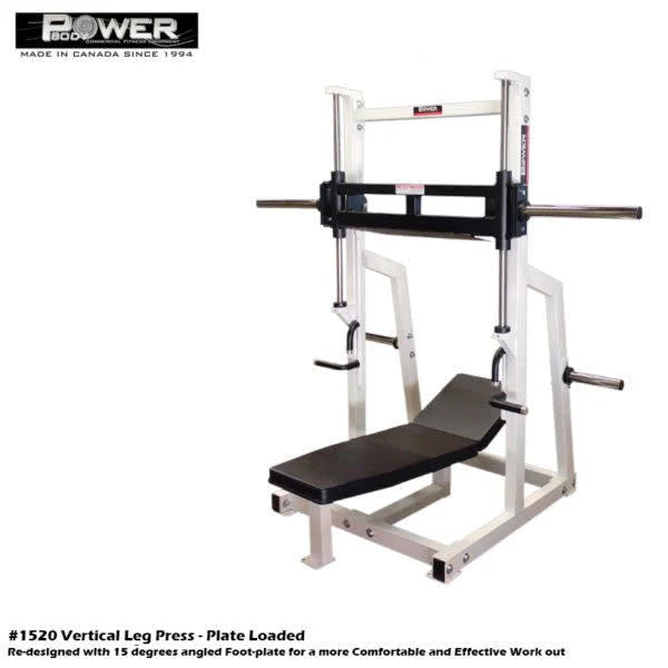 Power Body VERTICAL LEG PRESS WITH LINEAR BEARINGS #1520