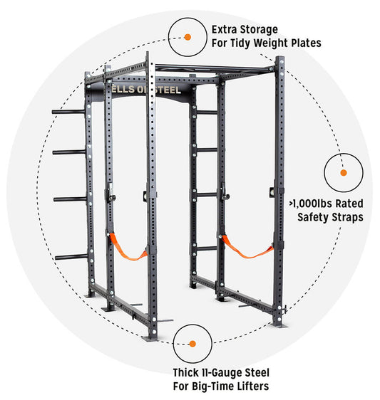 Cloches d'acier Le Brute Rack 2.1 