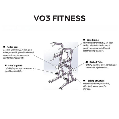 VO3 Plate Loaded Assisted Chin Dip - 306 Fitness Repair & Sales