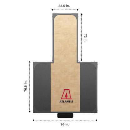 Atlantis Strength Platform with Hardwood Surface (C513 & RS613) MODEL B7272