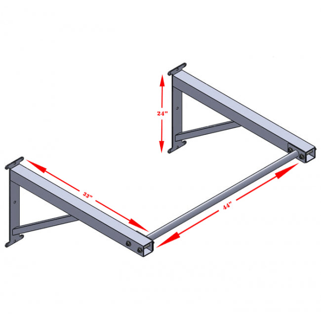 XM Fitness Wall-Mounted Chin Up Bar - 306 Fitness Repair & Sales