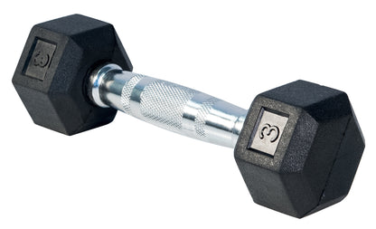 Rubber Hex Dumbbells - Sold Individually - 306 Fitness Repair & Sales